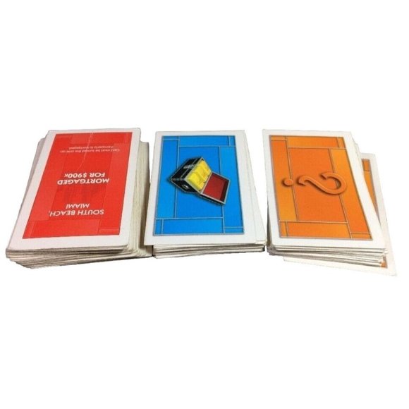 Monopoly Electronic Banking Board Game Playing Cards 2008 Hasbro 57 Cards - Picture 2 of 2